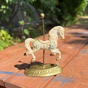 Vintage Carousel Horse Figurine